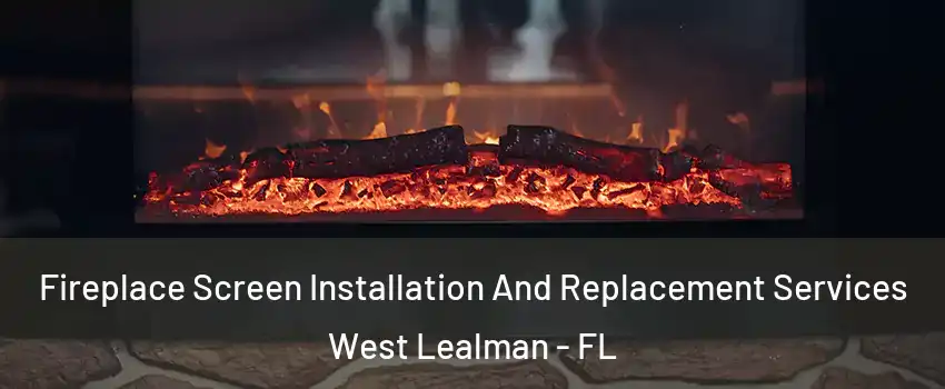  Fireplace Screen Installation And Replacement Services West Lealman - FL