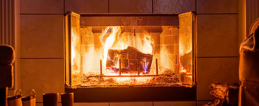 Mendota Hearth Landscape Fireplace Installation in West Lealman, Florida
