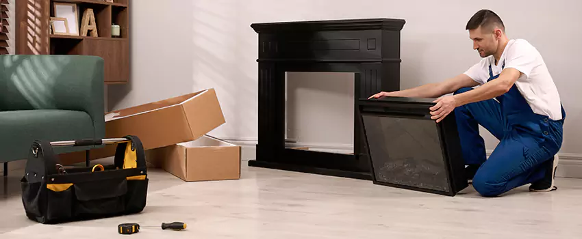 Old Rusted Metal Fireplace Repair And Replacement in West Lealman, FL